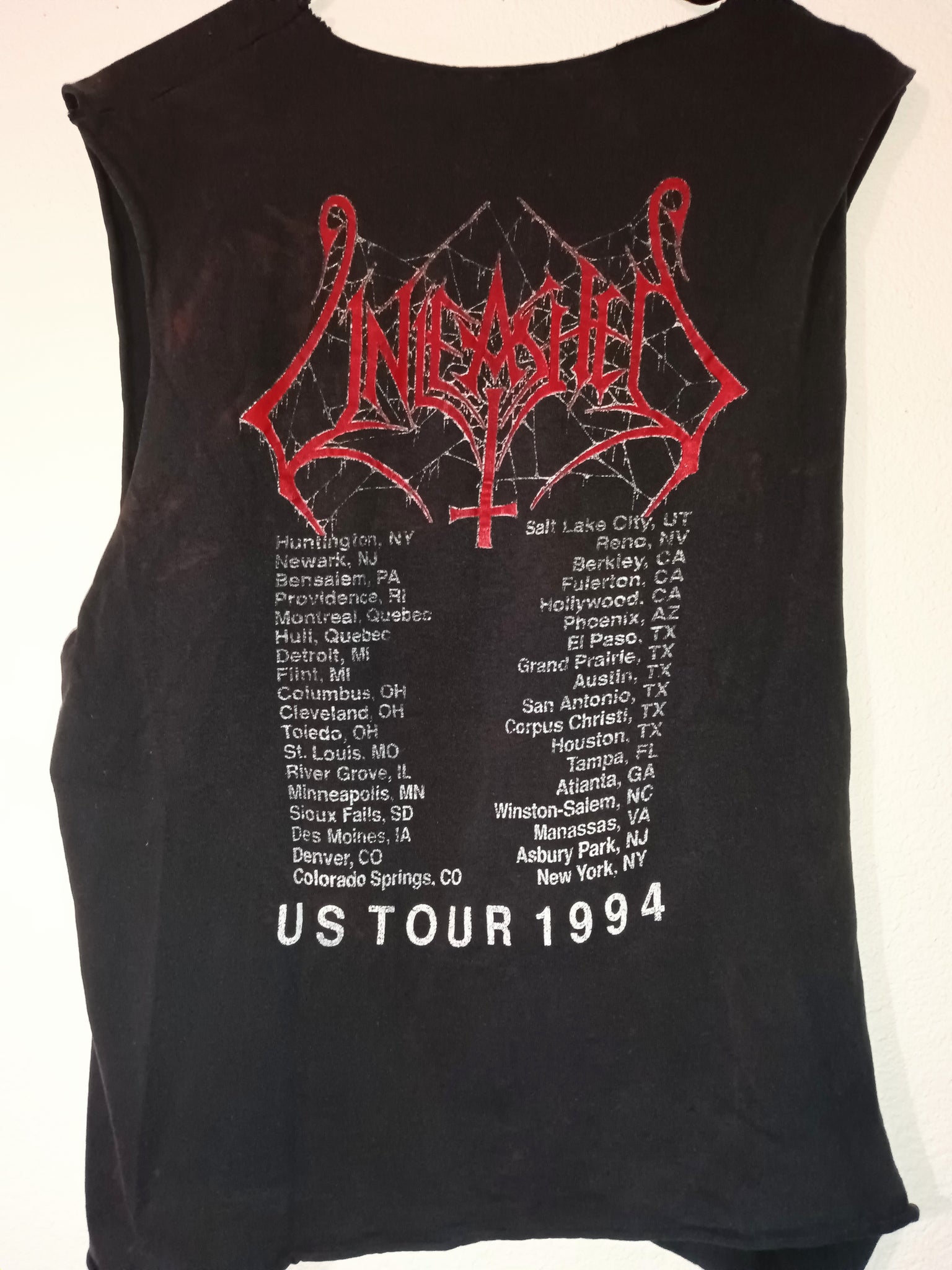 UNLEASHED - US Tour Shirt 94
