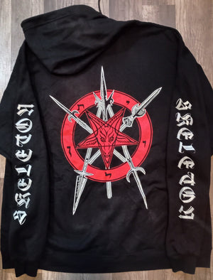 SKELETON - Pentagram of Ordainment Zip Hoodie
