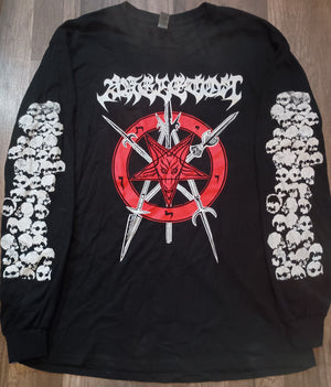 SKELETON - Pentagram of Skull Long Sleeve