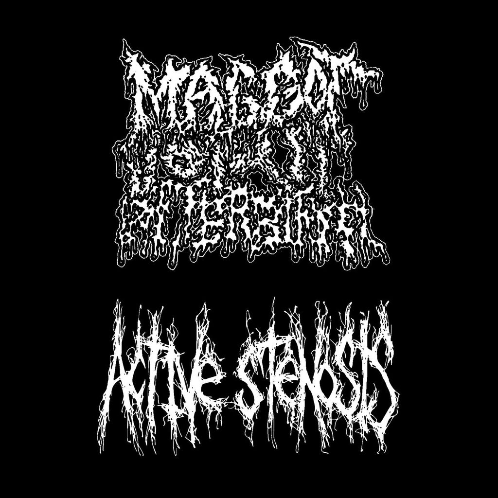 MAGGOT VOMIT AFTERBIRTH / ACTIVE STENOSIS - Split 7 inch